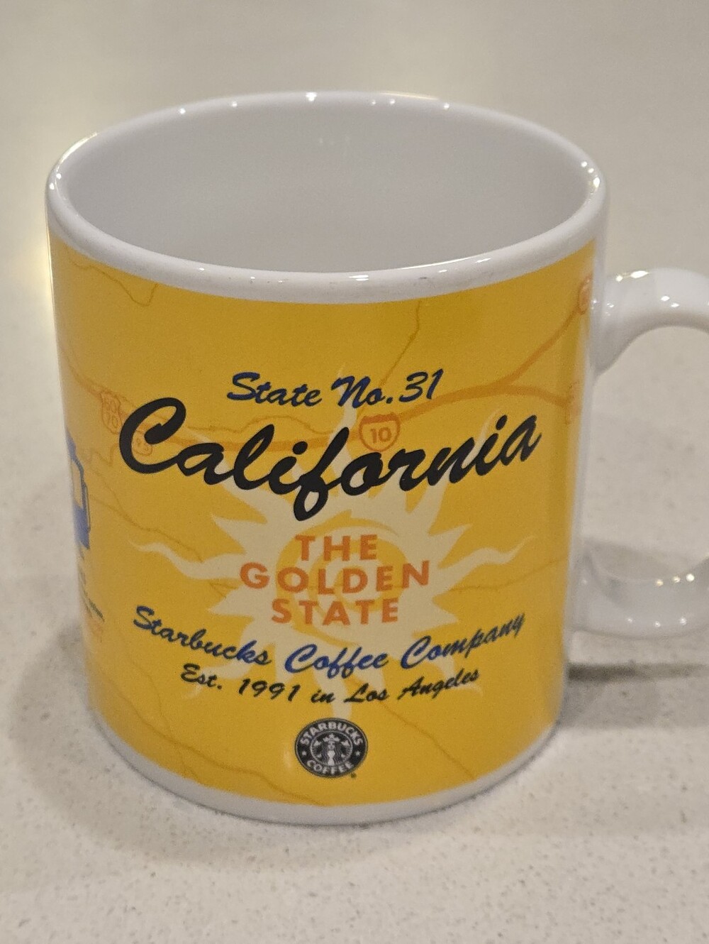 1999 Starbucks California 'The Golden State' Mug - 20oz